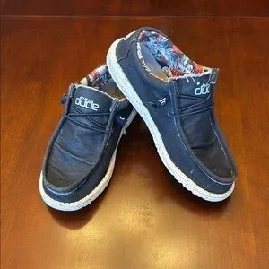 Hey Dude | Shoes | Hey Dude Dark Blue Shoes With Floral 